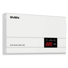 Стабилизатор напряжения Sven AVR Slim 500 LCD